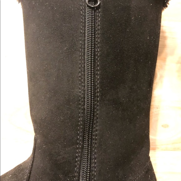 Girl black winter boots - Picture 3 of 3